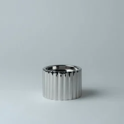 LØVE Løve Vinje Telysholder Rustfritt Stål 6,5cm Sølv