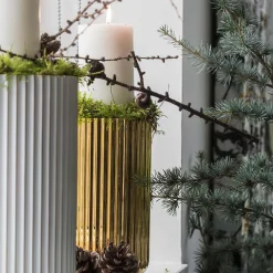 LYNGBY Porcelæn Vase 20,5cm Gull