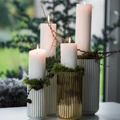 LYNGBY Porcelæn Vase 15,5cm Hvit