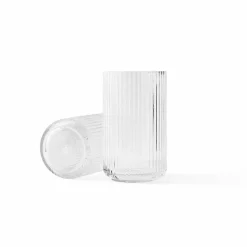LYNGBY Porcelæn Vase 25cm Klart Glass