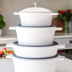 Lifetime Brands Europe ltd Masterclass Cast Aluminium Gryte 2,5L Krem