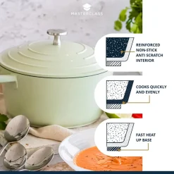 Lifetime Brands Europe ltd Masterclass Cast Aluminium Gryte 5L Mintgrønn