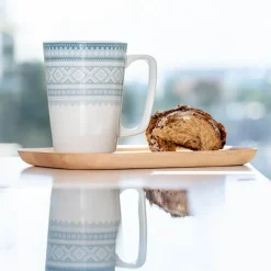 PORSGRUNDS PORSELÆNSFABRIK MAUD KRUS 2 PK BLÅ M/GAVE ESKE