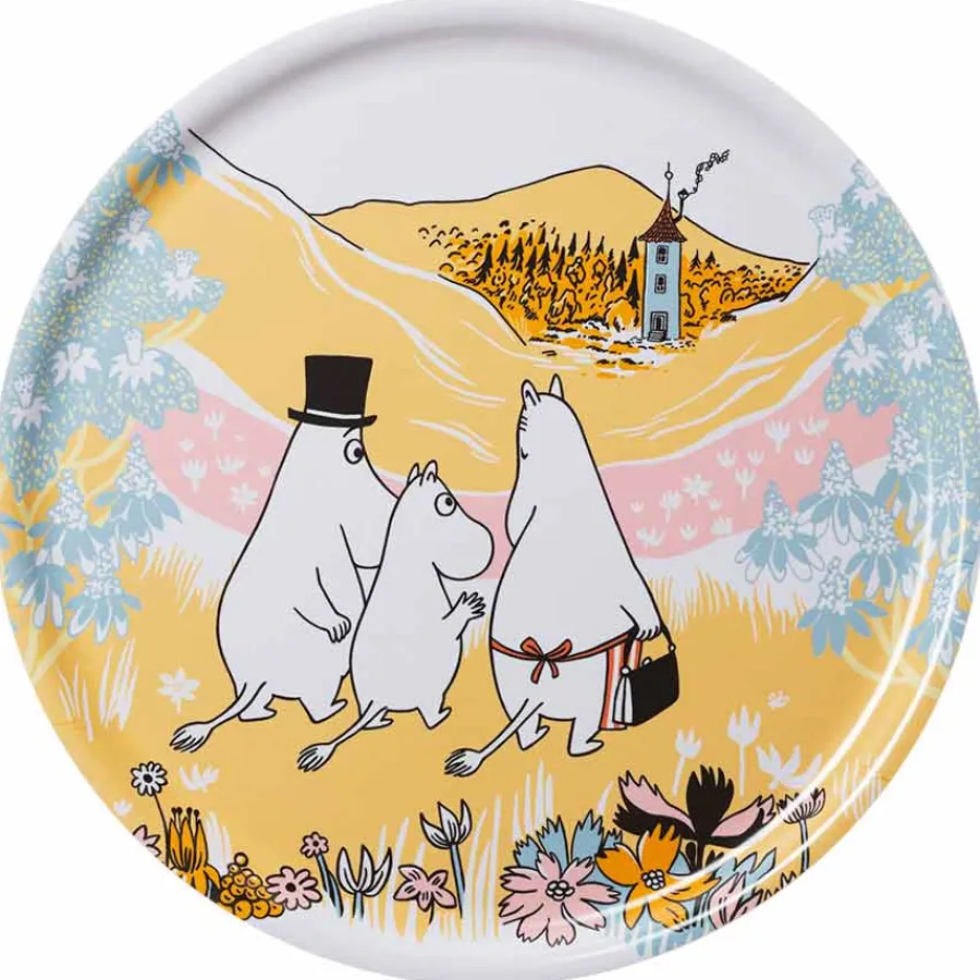 MOOMIN ARABIA Mummi Serveringsbrett 35cm Familietid