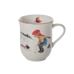 PORSGRUNDS PORSELÆNSFABRIK NISSE JENTE KRUS