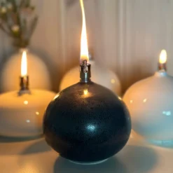 PORSGRUNDS PORSELÆNSFABRIK Nordic Living Oljelampe 11,5 x 10cm Hvit