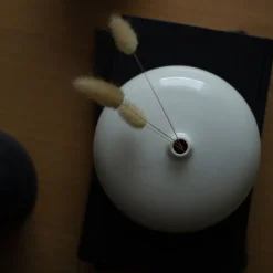 PORSGRUNDS PORSELÆNSFABRIK Nordic Living Vase 13,5 x 7cm Hvit