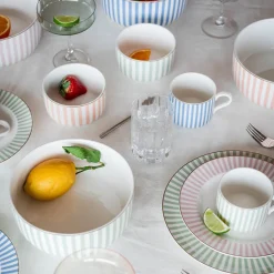 NOVA Abby Tallerken 26cm Grønn m/Gullkant