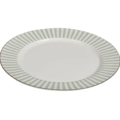 NOVA Abby Tallerken 26cm Grønn m/Gullkant