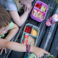 NOVA Dynamic Matboks 1200ml Silikon 3 Rom Grønn