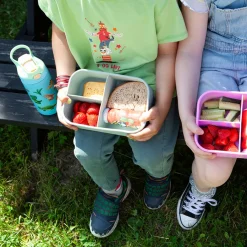 NOVA Dynamic Matboks 1200ml Silikon 3 Rom Grønn