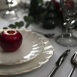 NOVA Lilly Tallerken 26cm Hvit m/Gullkant