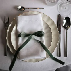 NOVA Lilly Tallerken 21cm Hvit m/Gullkant