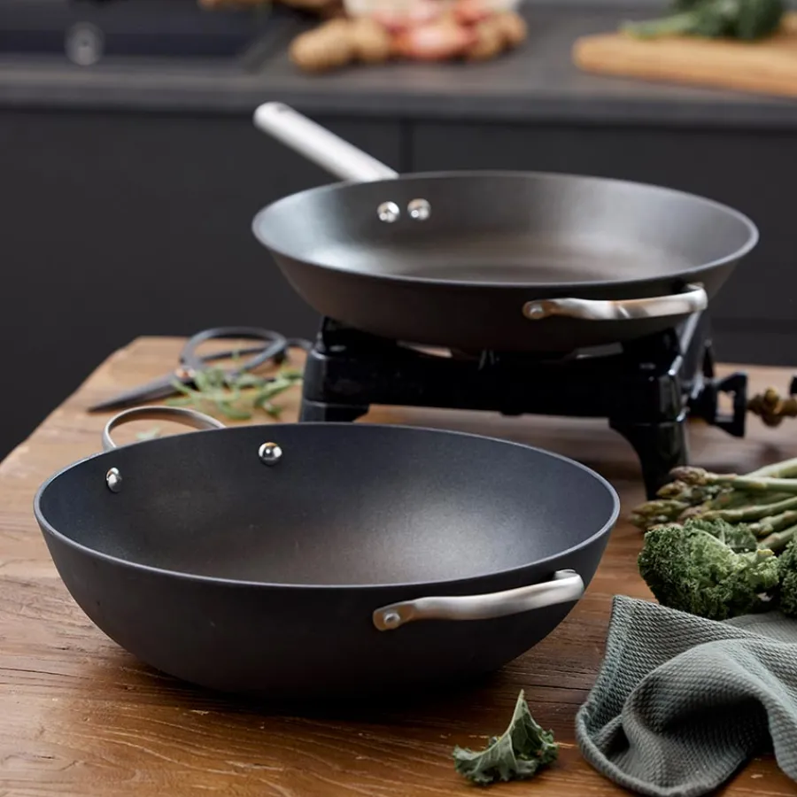 PILLIVUYT GOURMET Pillivuyt Garonne Stekepanne 32cm Lettvektsstøpejern Non-stick