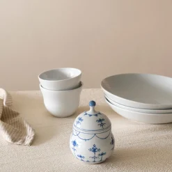 PORSGRUNDS PORSELÆNSFABRIK Porsgrunds Porselænsfabrik Bølge Strå Bonbonniere 12,5cm