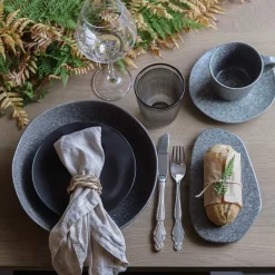 PORSGRUNDS PORSELÆNSFABRIK Porsgrunds Porselænsfabrik Natur Organisk Asjett 19,5cm Mørk Granitt