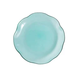 PORSGRUNDS PORSELÆNSFABRIK Porsgrunds Porselænsfabrik Natur Asjett 22cm Turkis Glass 4pk