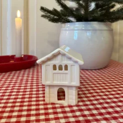 PORSGRUNDS PORSELÆNSFABRIK Porsgrunds Porselænsfabrik Jul På Tunet Stabbur 8,2x10,1cm