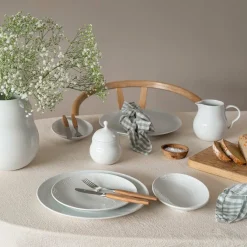 PORSGRUNDS PORSELÆNSFABRIK Porsgrunds Porselænsfabrik Bølge Hvitt Oval Asjett 19cm