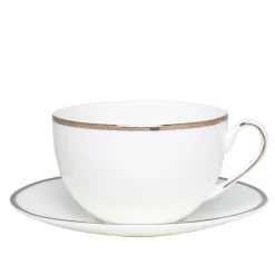 PORSGRUNDS PORSELÆNSFABRIK Porsgrunds Porselænsfabrik Nathalie Gull Tekopp m/Skål 45cl