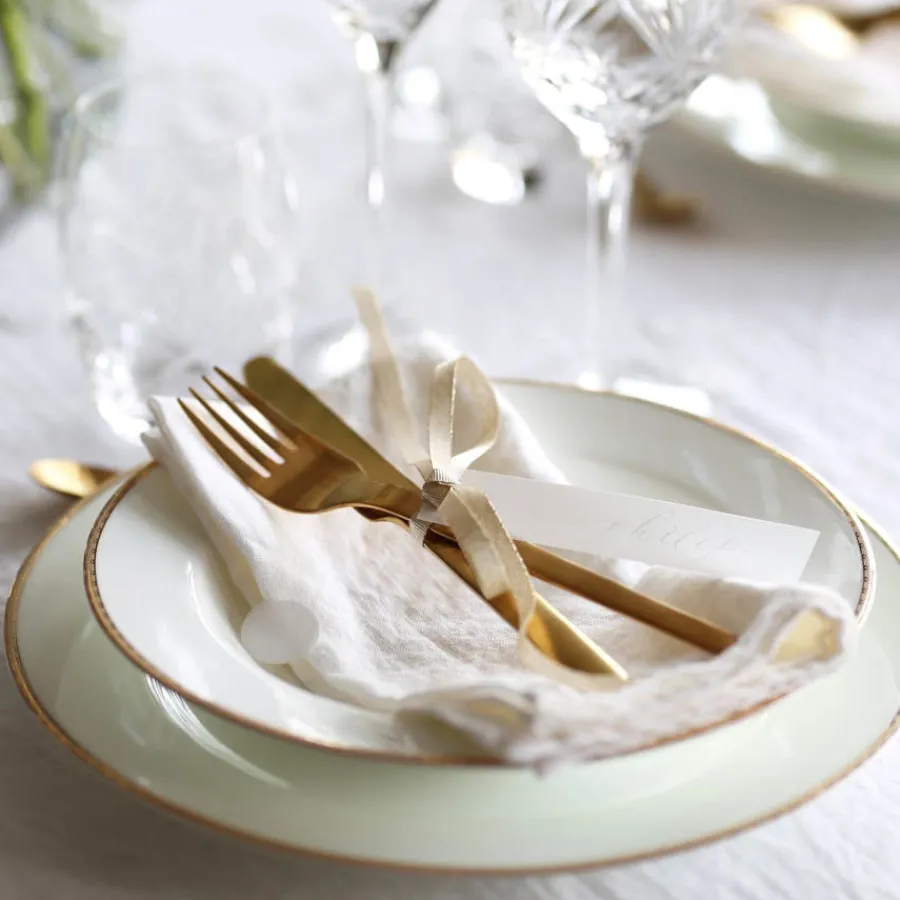 PORSGRUNDS PORSELÆNSFABRIK Porsgrunds Porselænsfabrik Nathalie Gull Tallerken Flat 27 cm