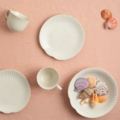 PORSGRUNDS PORSELÆNSFABRIK Porsgrunds Porselænsfabrik Kamskjell Asjett 20cm Blek Sand