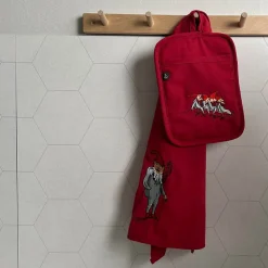 PORSGRUNDS PORSELÆNSFABRIK Porsgrunds Porselænsfabrik Nisse Kjøkkenhåndkle 70x50cm Rød