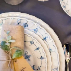 PORSGRUNDS PORSELÆNSFABRIK Porsgrunds Porselænsfabrik Bogstad Stråmønster Tallerken 20cm