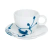 PORSGRUNDS PORSELÆNSFABRIK Porsgrunds Porselænsfabrik Maxistrå Blå Maxistå Cappucinokopp m/Skål 20cl