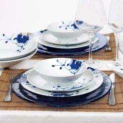 PORSGRUNDS PORSELÆNSFABRIK Porsgrunds Porselænsfabrik Maxistrå Blå Flat Tallerken 28 cm