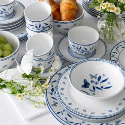 PORSGRUNDS PORSELÆNSFABRIK Porsgrunds Porselænsfabrik Bluebird Flower Tallerken Flat 28 cm