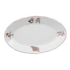 PORSGRUNDS PORSELÆNSFABRIK Porsgrunds Porselænsfabrik Nisseservise Ovalt Fat 28cm