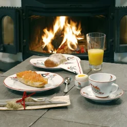 PORSGRUNDS PORSELÆNSFABRIK Porsgrunds Porselænsfabrik Nisseservise Kopp & Skål Te 22 cl