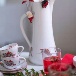 PORSGRUNDS PORSELÆNSFABRIK Porsgrunds Porselænsfabrik Nisseservise Kopp & Skål Te 22 cl