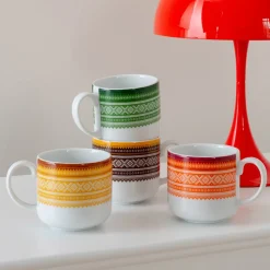 PORSGRUNDS PORSELÆNSFABRIK Porsgrunds Porselænsfabrik Marius Trend Krus 25 Cl Gul 2pk