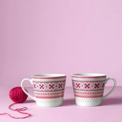 PORSGRUNDS PORSELÆNSFABRIK Porsgrunds Porselænsfabrik Ingrid Krus 40cl Rosa 2pk