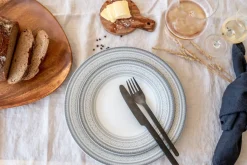 PORSGRUNDS PORSELÆNSFABRIK Porsgrunds Porselænsfabrik Marius Tallerken Flat 28 cm Grå 4pk