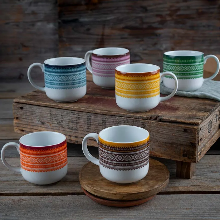 PORSGRUNDS PORSELÆNSFABRIK Porsgrunds Porselænsfabrik Marius Trendkrus Flerfarget 6stk