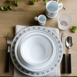 PORSGRUNDS PORSELÆNSFABRIK Porsgrunds Porselænsfabrik Ingrid Dyp Tallerken 23cm Grå