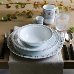 PORSGRUNDS PORSELÆNSFABRIK Porsgrunds Porselænsfabrik Ingrid Middagstallerken 27cm Grå