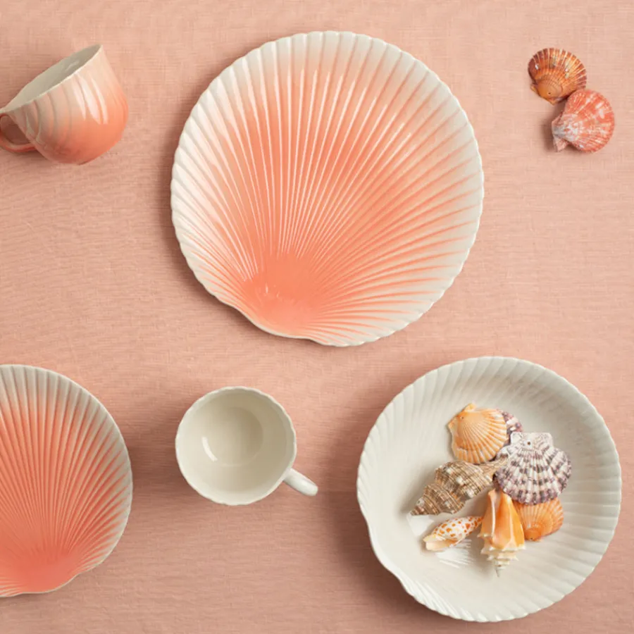 PORSGRUNDS PORSELÆNSFABRIK Porsgrunds Porselænsfabrik Kamskjell Dyp Tallerken 22cm Blek Sand