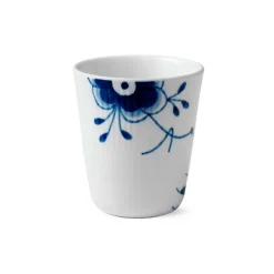 ROYAL COPENHAGEN Blå Mega Riflet Termokopp 33cl