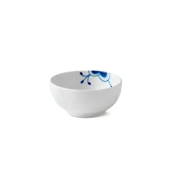 ROYAL COPENHAGEN Blå Mega Riflet Skål 13cm