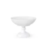 ROYAL COPENHAGEN Hvit Riflet Skål på Fot 15 cm