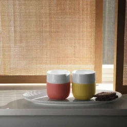 ROYAL COPENHAGEN Riflet Contrast Krus 33cl Blush