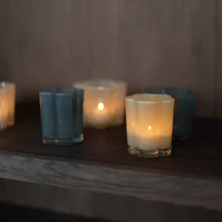 SEASONS Easter Collection Lyslykt Blomst 8,5x7,5cm Gul