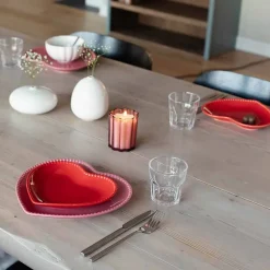 SEASONS Love Collection Hjerteformet Tallerken 25cm Rosa