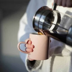 SEASONS Love Collection Krus m/ Hjertehank 35cl Rosa