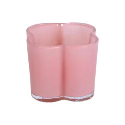 SEASONS Love Collection Lyslykt Blomst 8x8,5cm Mørk Rosa