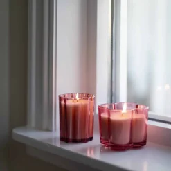 SEASONS Love Collection Stearinlys Blomst 10cm Rosa